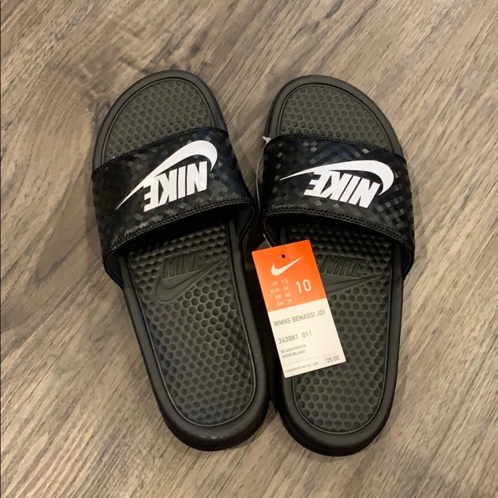Nike slip on sandals